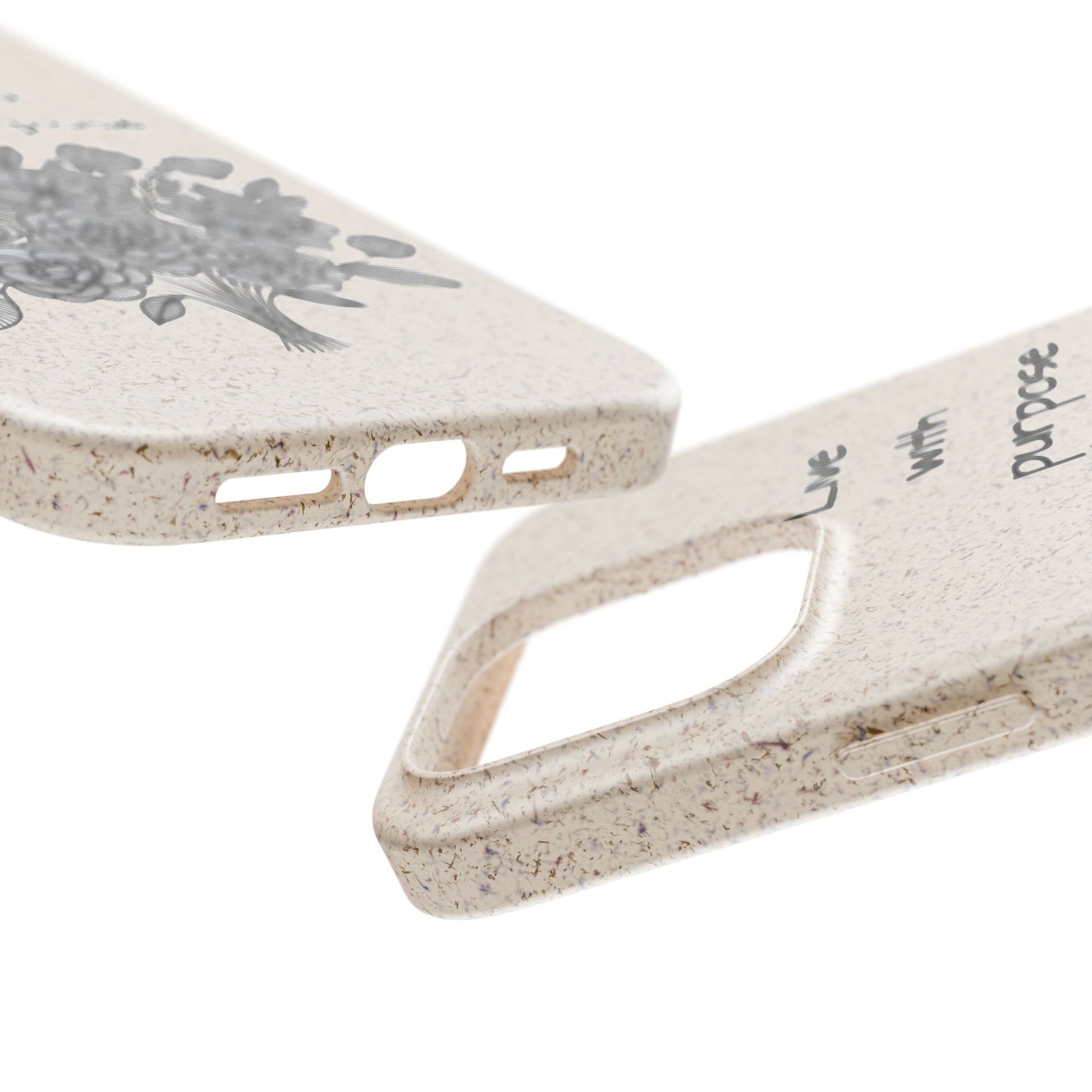 Biodegradable Phone Case | Eco-Friendly Floral Design | 'Live with Purpose' | Sustainable Gift, Nature Lover's Accessory, Green Living [...]