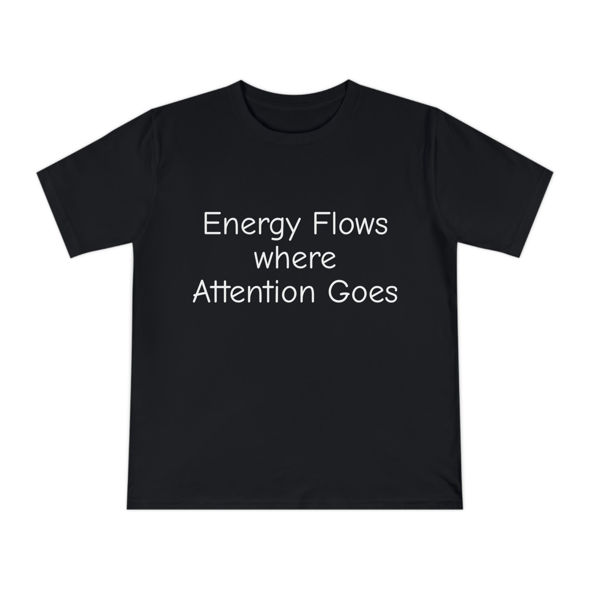 Positive Energy T-Shirt, Inspirational Tee for Mindfulness, Unisex Jersey Shirt, Gift for Friends, Motivational Apparel