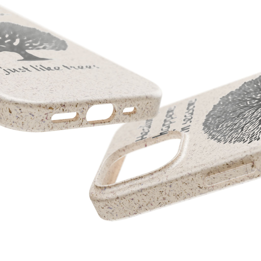 Eco-Friendly Phone Case - Healing Happens in Seasons - Nature Lovers Gift, Biodegradable Mobile Cover, Eco Case, Tree Design, [...]