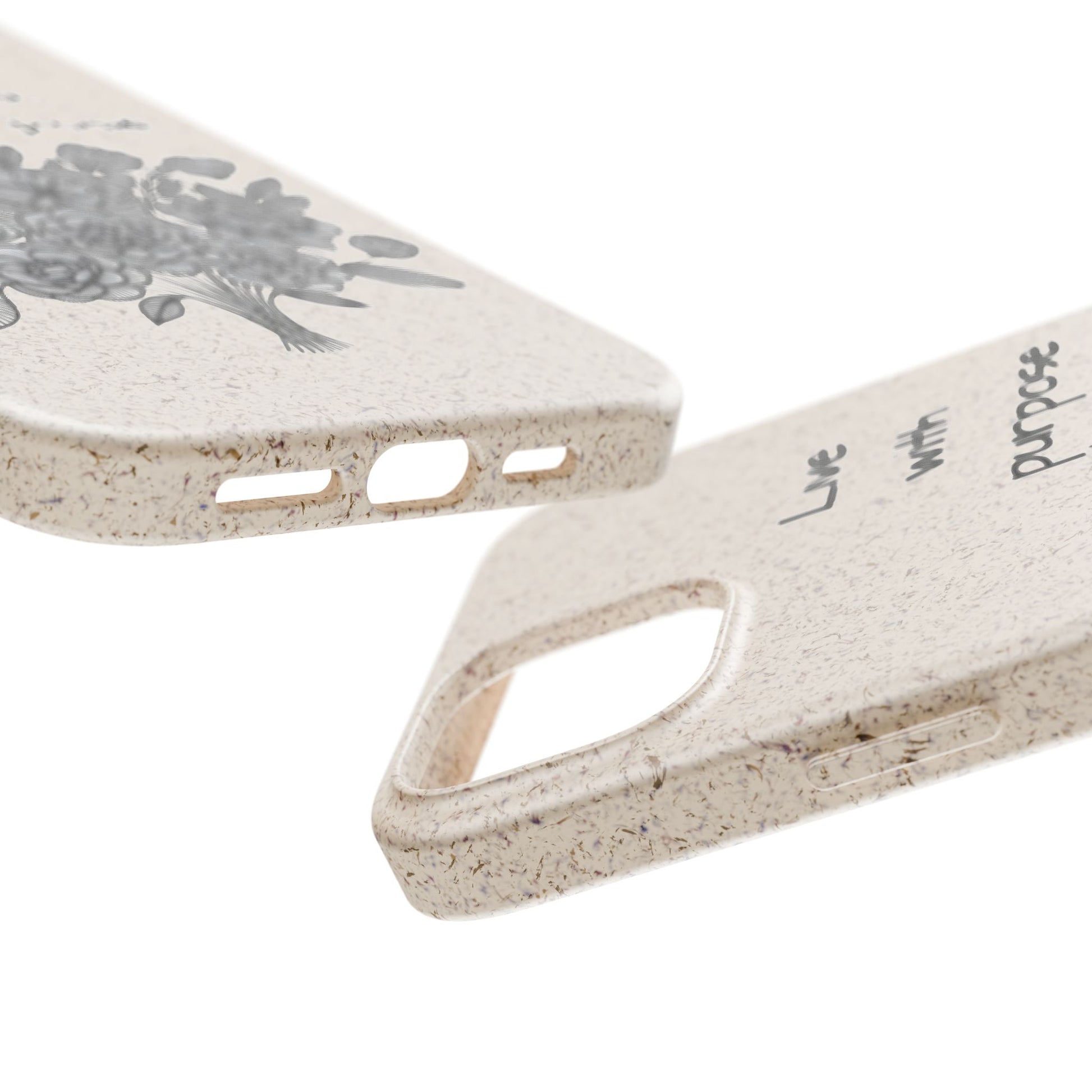 Biodegradable Phone Case | Eco-Friendly Floral Design | 'Live with Purpose' | Sustainable Gift, Nature Lover's Accessory, Green Living [...]