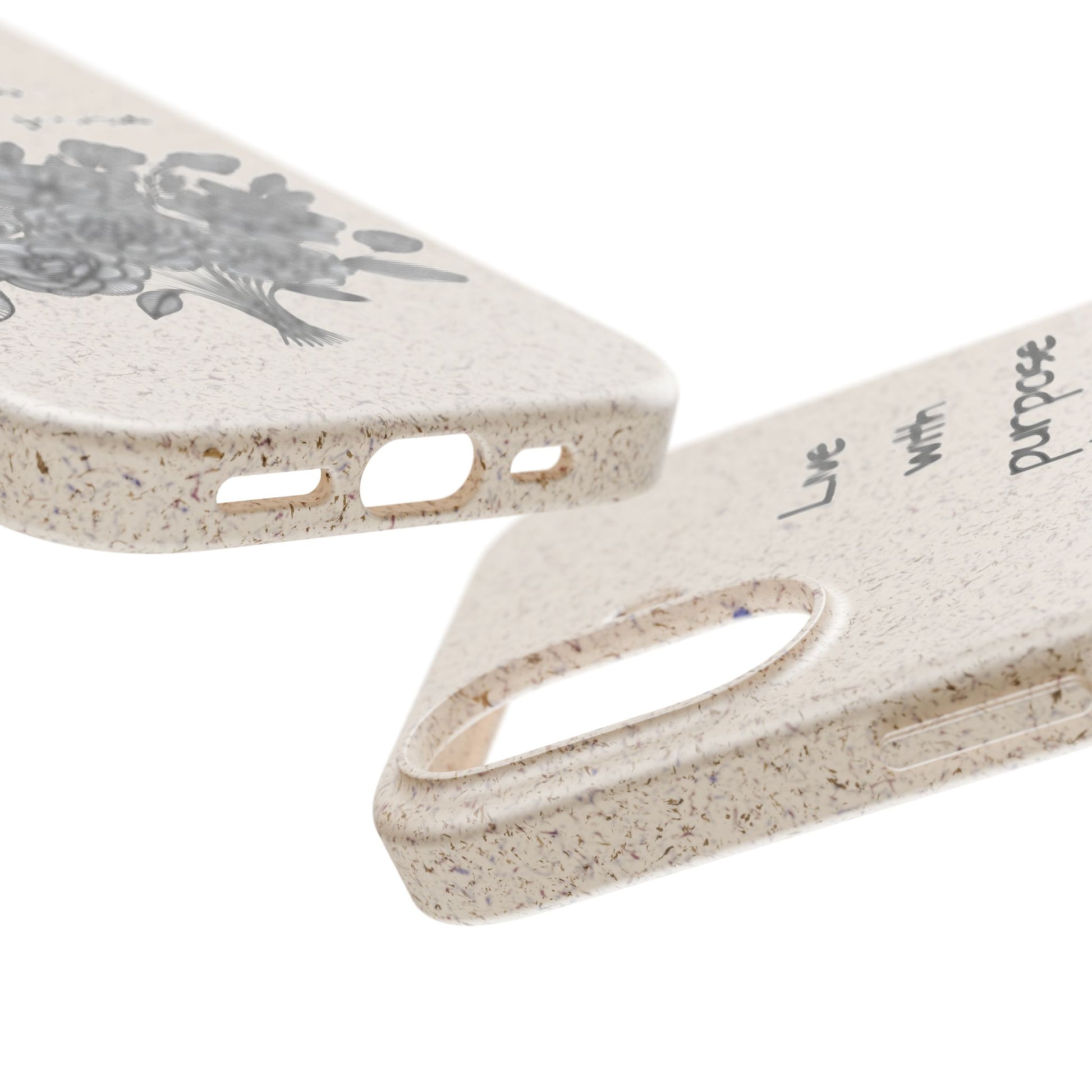 Biodegradable Phone Case | Eco-Friendly Floral Design | 'Live with Purpose' | Sustainable Gift, Nature Lover's Accessory, Green Living [...]