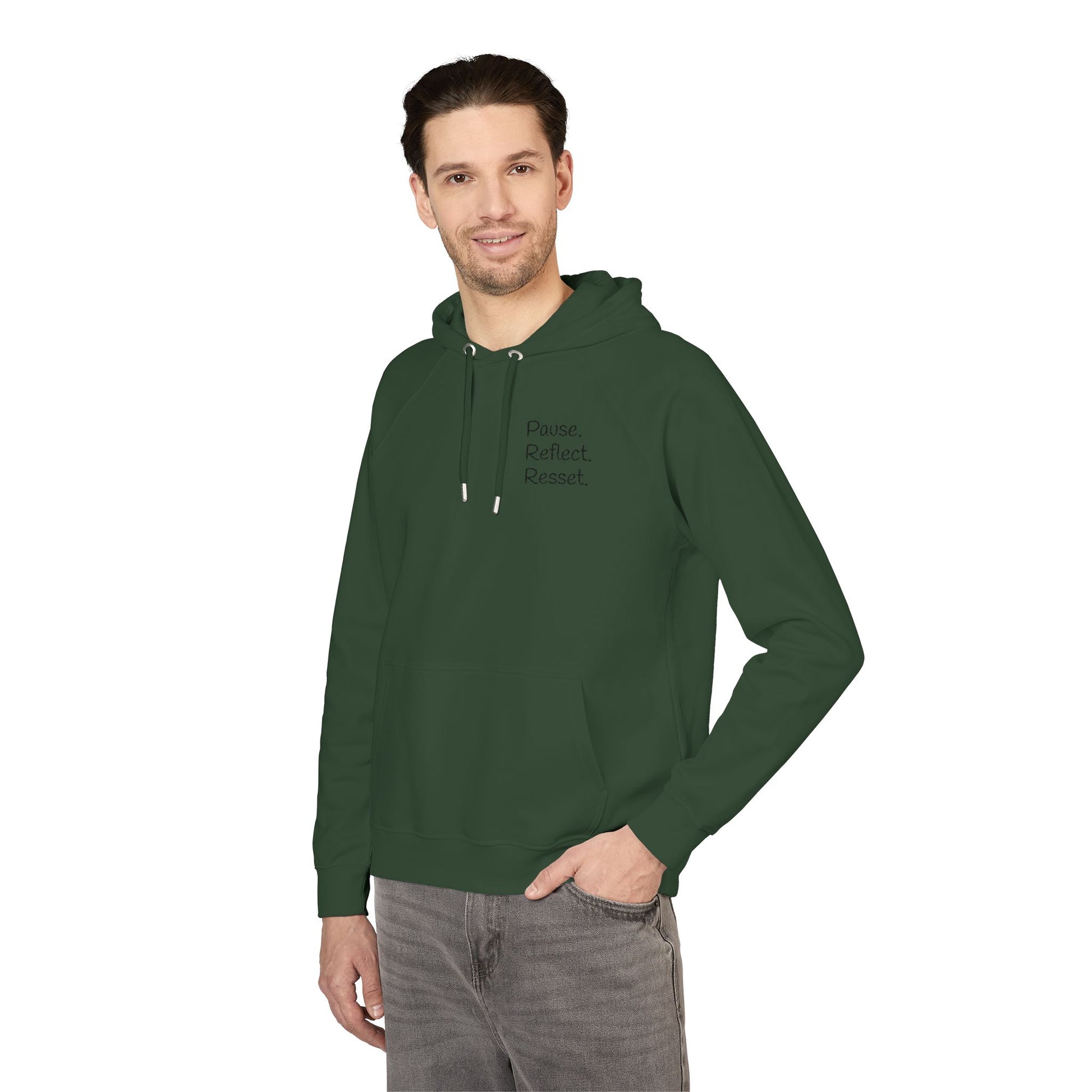 Eco-Friendly Empowerment Hoodie - Unisex, Comfortable Sweatshirt, Perfect for Mindfulness and Reflection, Holiday Gift Idea