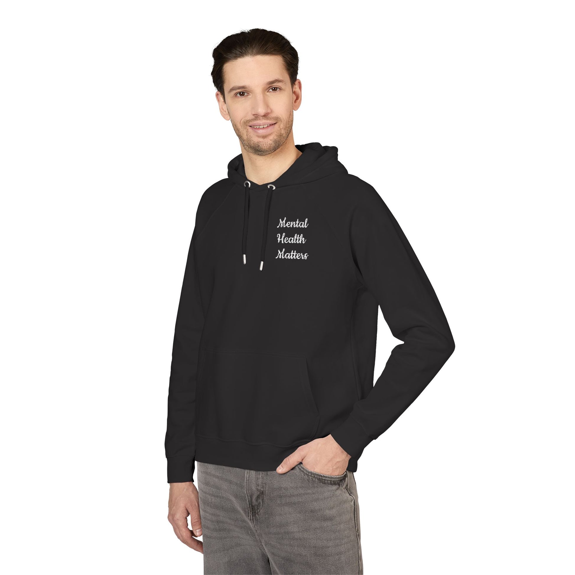 Eco-Friendly Unisex Hoodie with Embroidery - Perfect for Casual Wear, Gifts, Sustainable Fashion, Cozy Aesthetic, Everyday Comfort