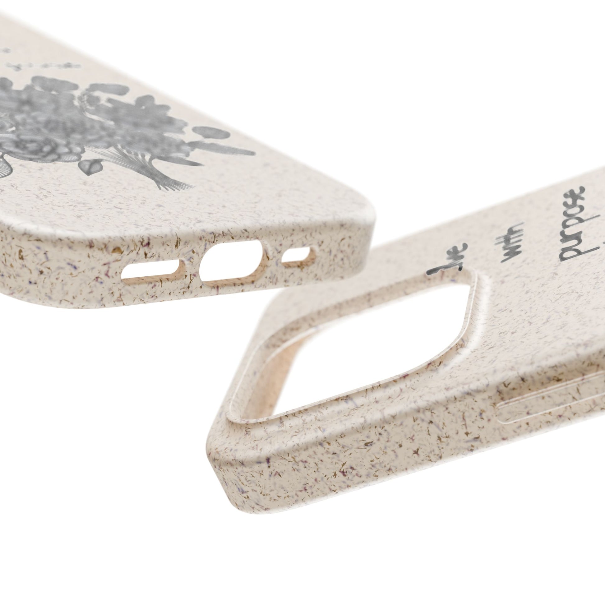 Biodegradable Phone Case | Eco-Friendly Floral Design | 'Live with Purpose' | Sustainable Gift, Nature Lover's Accessory, Green Living [...]