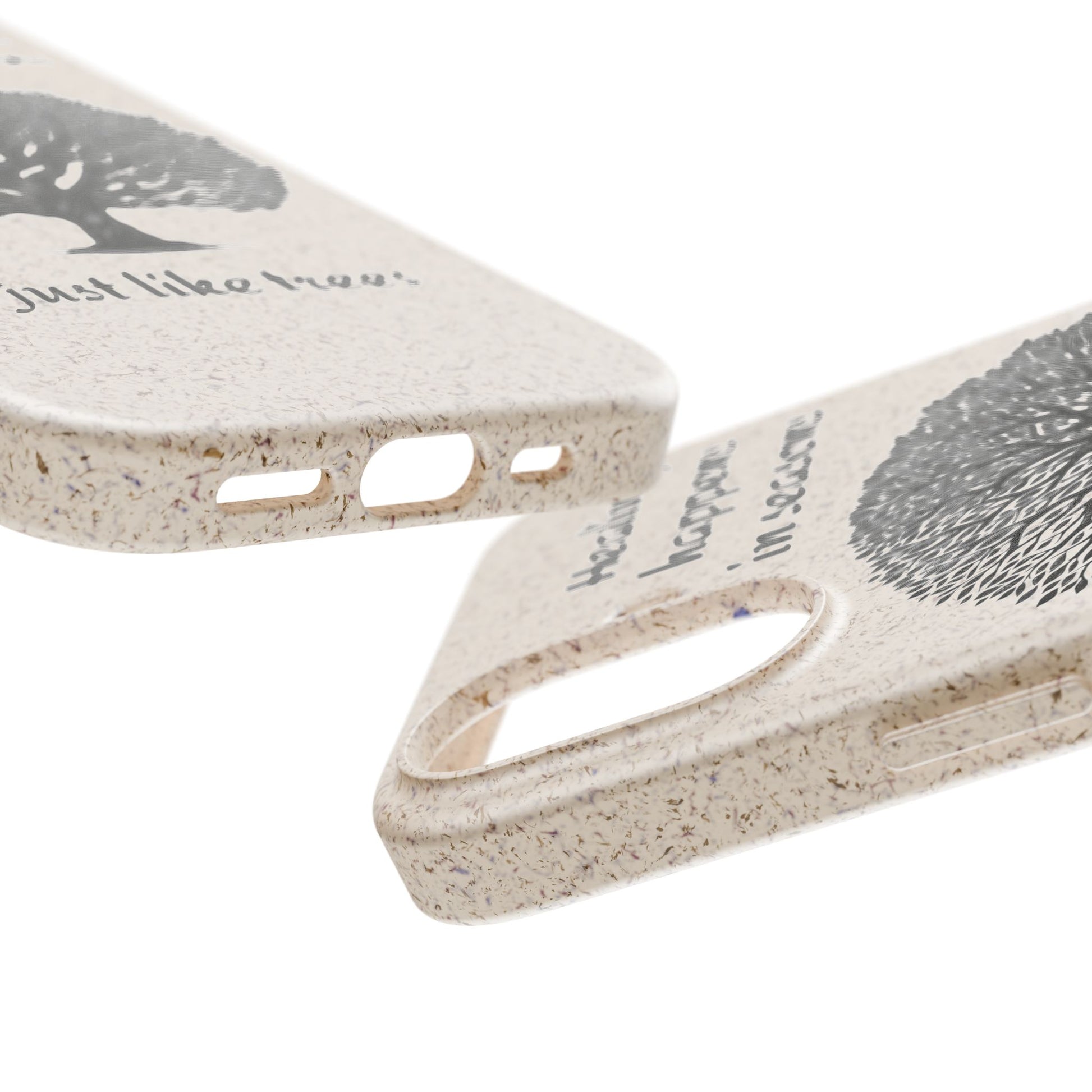 Eco-Friendly Phone Case - Healing Happens in Seasons - Nature Lovers Gift, Biodegradable Mobile Cover, Eco Case, Tree Design, [...]