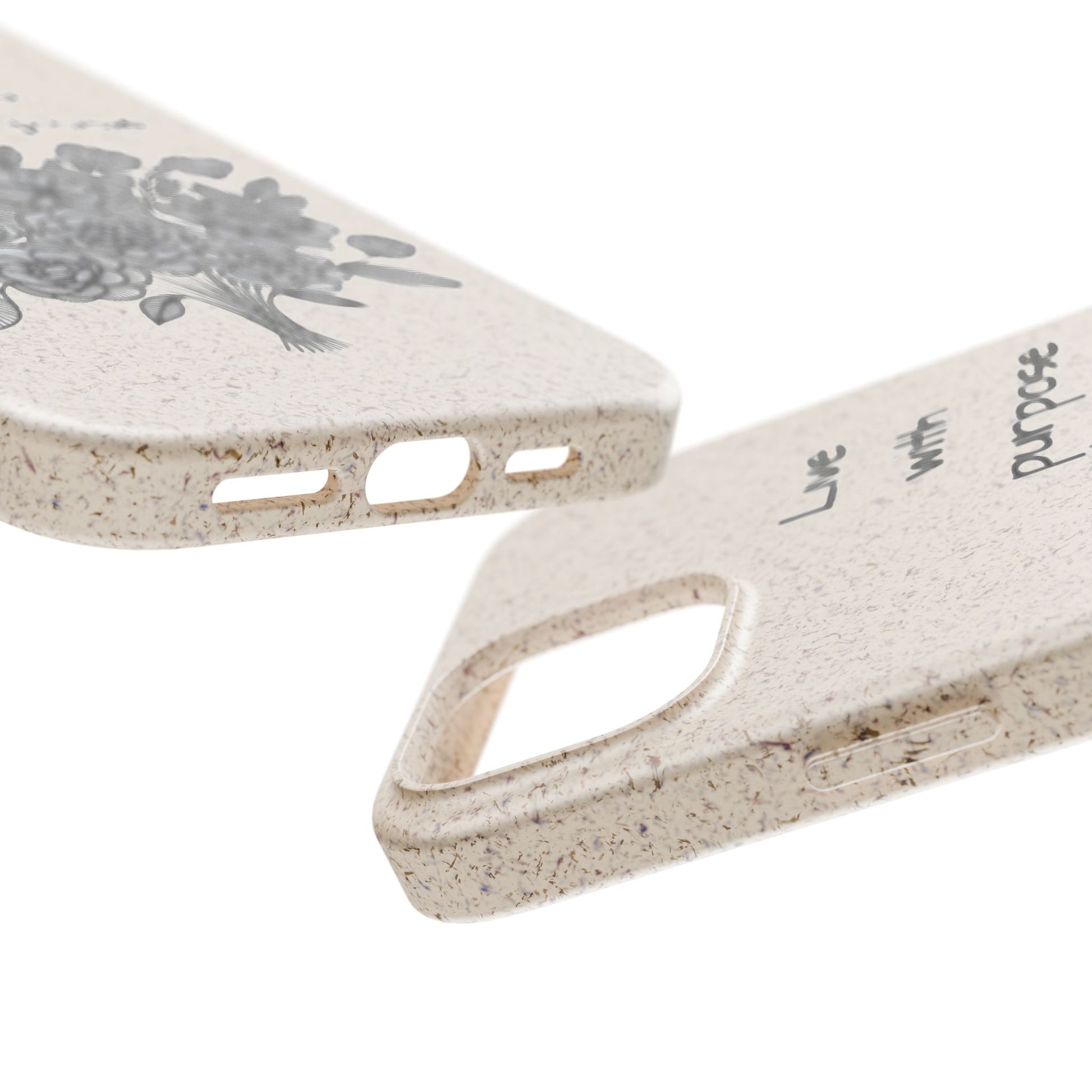 Biodegradable Phone Case | Eco-Friendly Floral Design | 'Live with Purpose' | Sustainable Gift, Nature Lover's Accessory, Green Living [...]