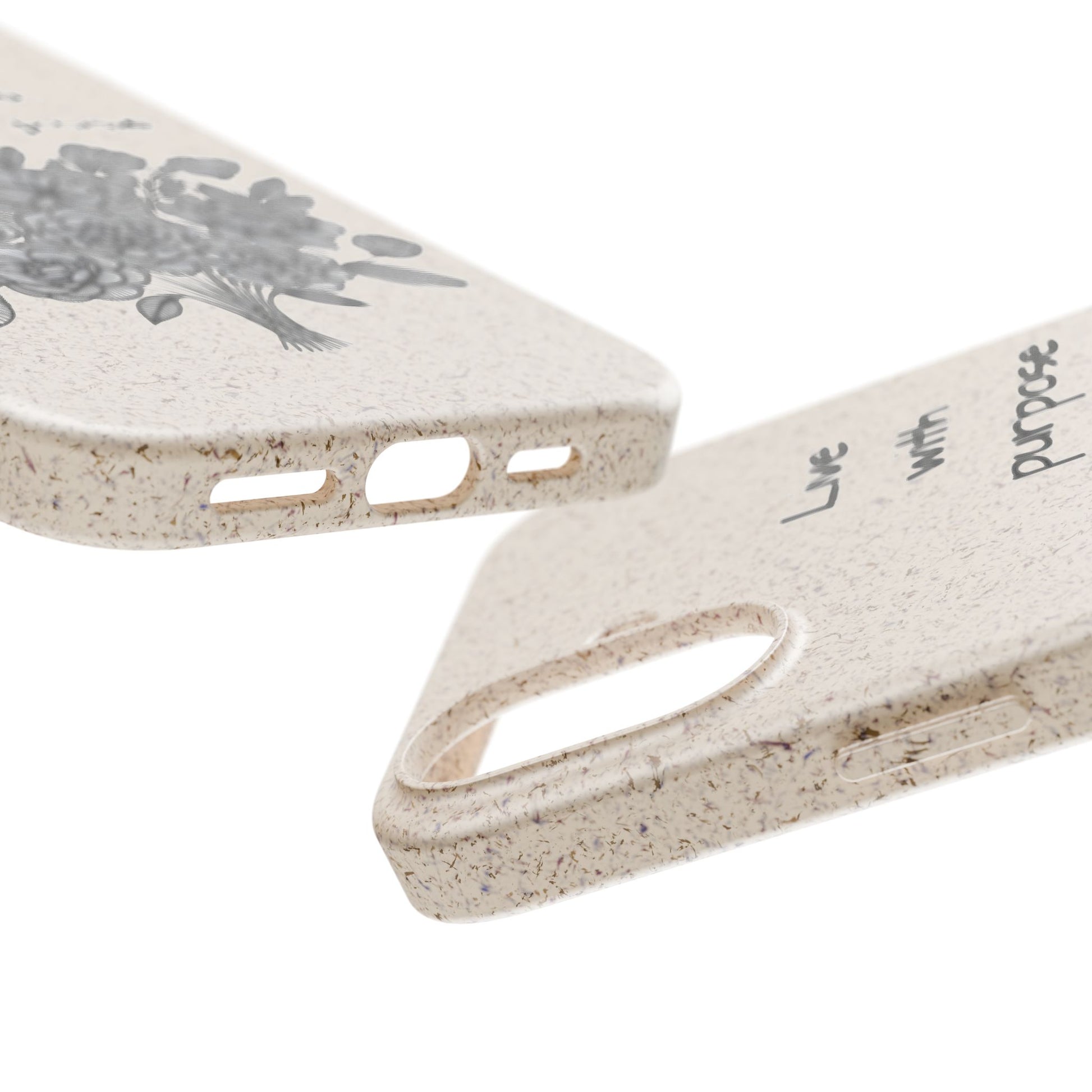 Biodegradable Phone Case | Eco-Friendly Floral Design | 'Live with Purpose' | Sustainable Gift, Nature Lover's Accessory, Green Living [...]