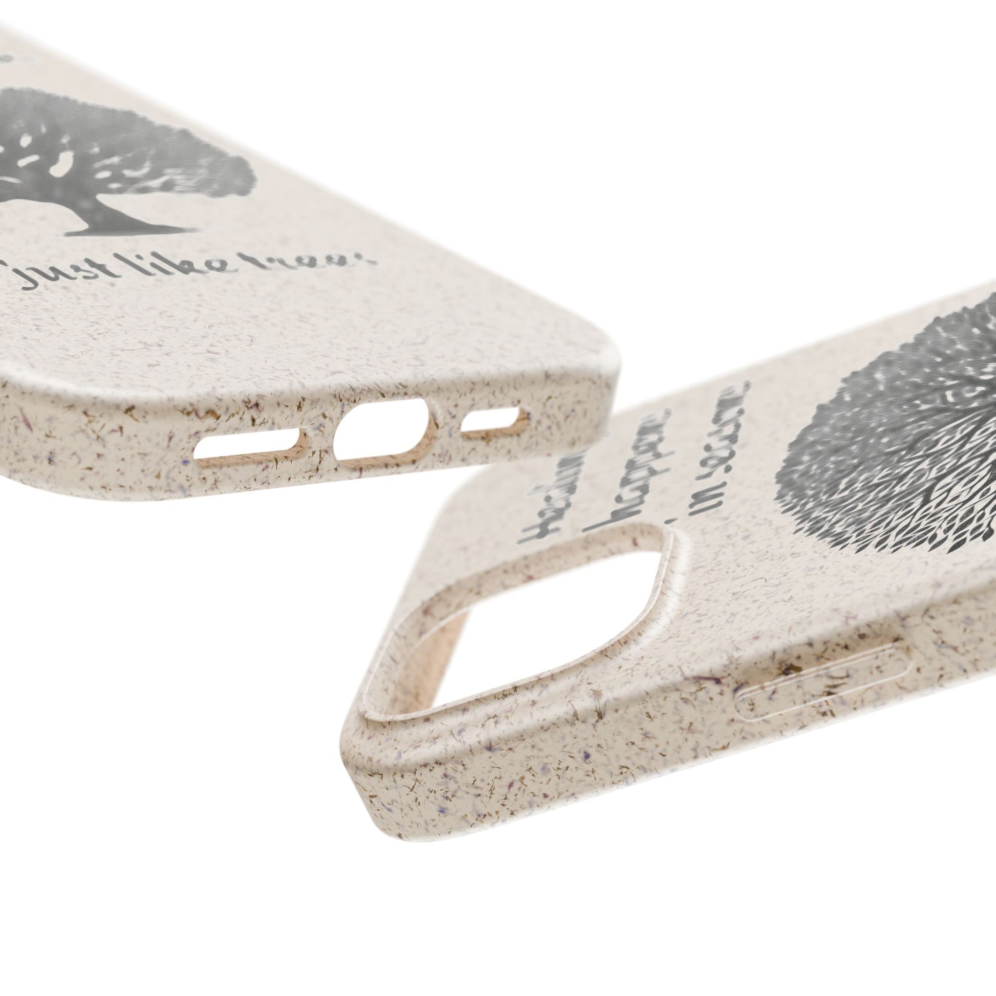 Eco-Friendly Phone Case - Healing Happens in Seasons - Nature Lovers Gift, Biodegradable Mobile Cover, Eco Case, Tree Design, [...]