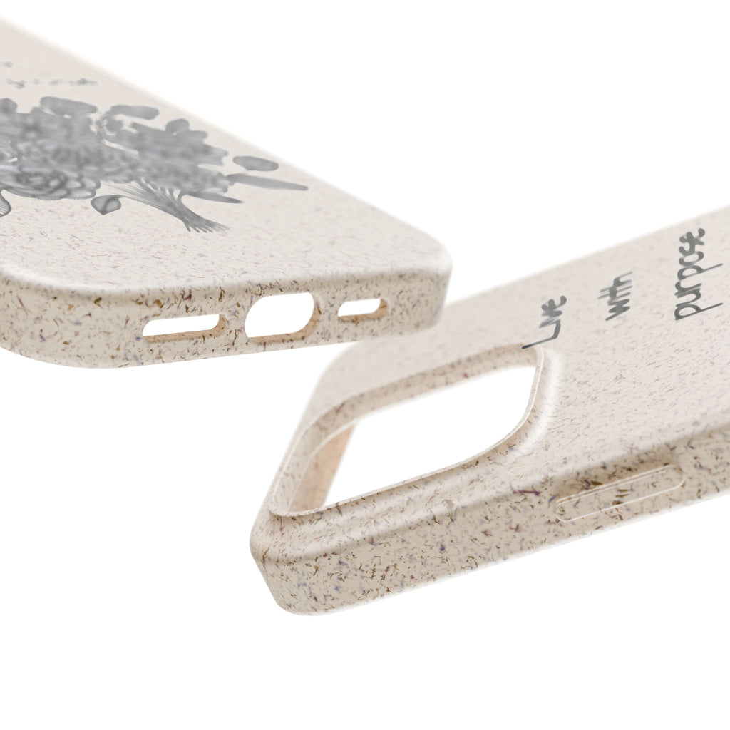 Biodegradable Phone Case | Eco-Friendly Floral Design | 'Live with Purpose' | Sustainable Gift, Nature Lover's Accessory, Green Living [...]