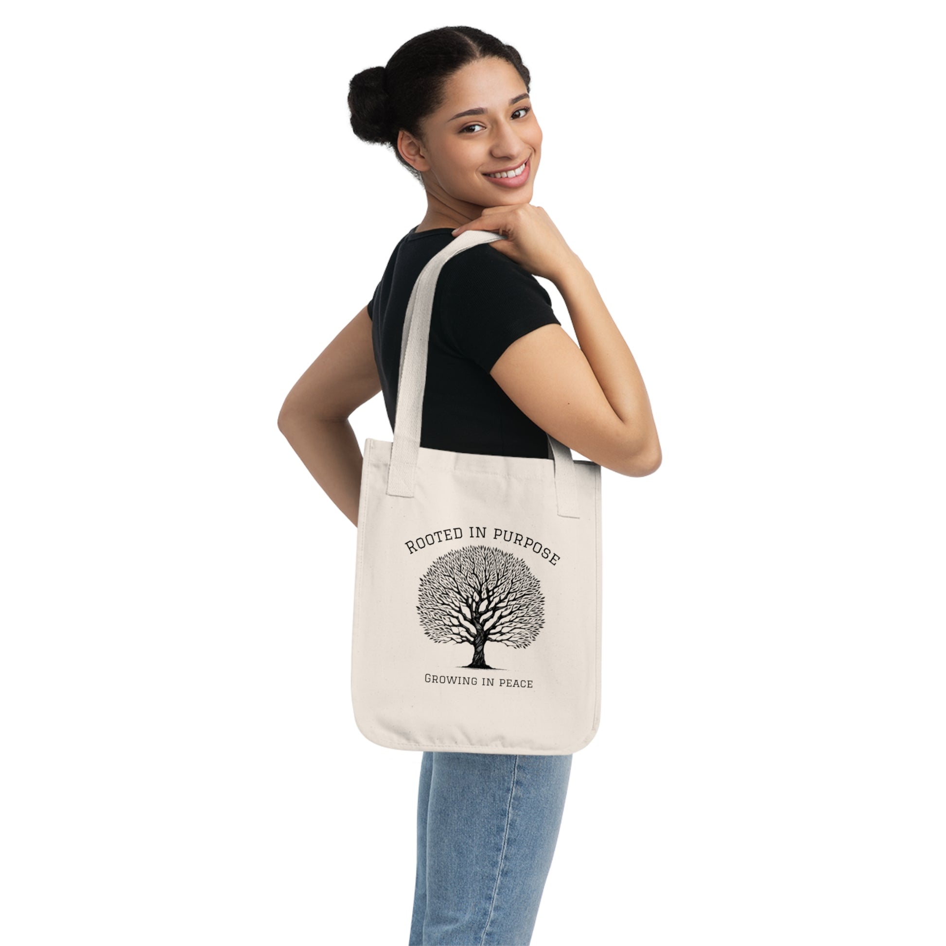 Eco-Friendly Tote Bag with Uplifting Quotes - Perfect for Groceries, Market, Gym, or Daily Use, Nature Lovers Gift