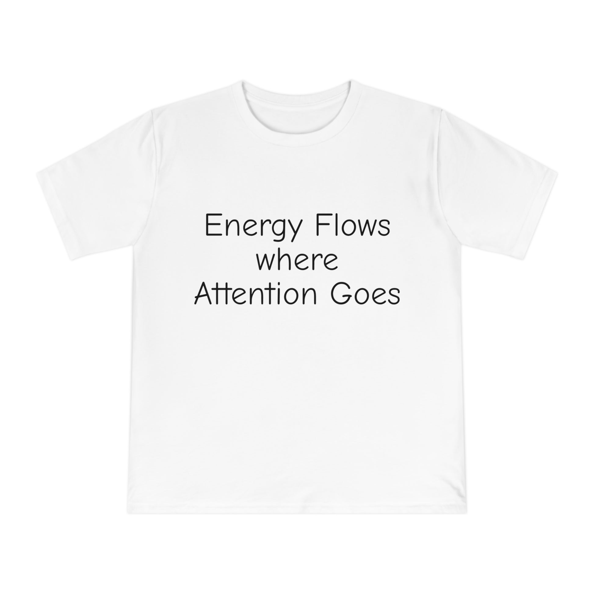 Positive Energy T-Shirt, Inspirational Tee for Mindfulness, Unisex Jersey Shirt, Gift for Friends, Motivational Apparel