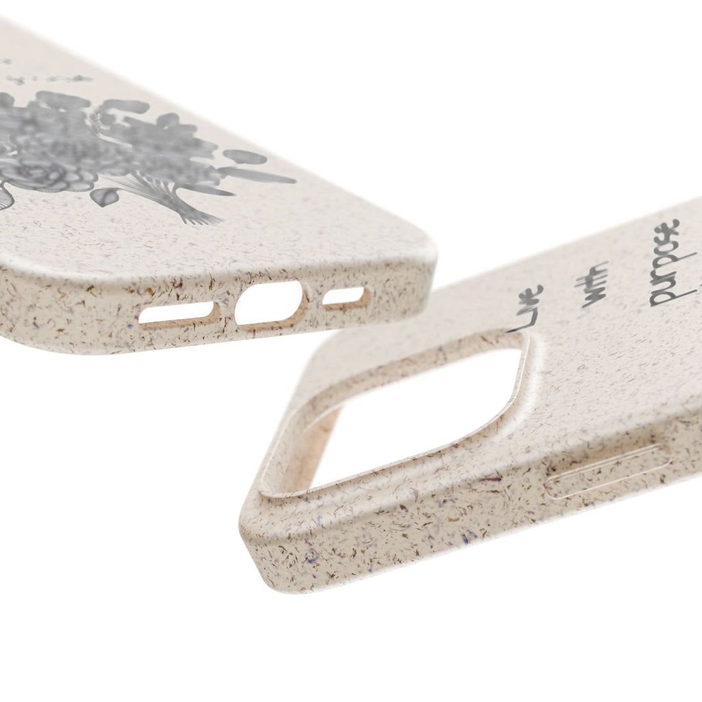 Biodegradable Phone Case | Eco-Friendly Floral Design | 'Live with Purpose' | Sustainable Gift, Nature Lover's Accessory, Green Living [...]